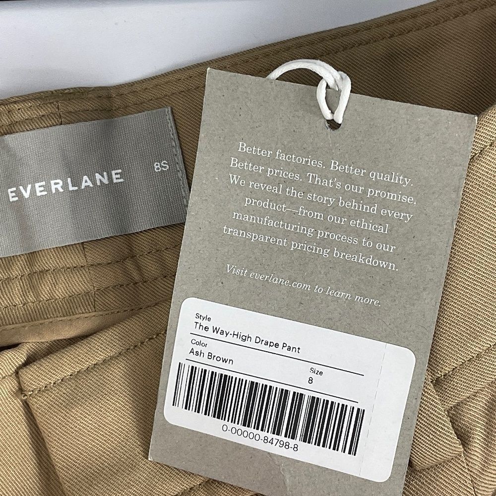 Everlane Tan Wide Leg Pants - Picture 7 of 9